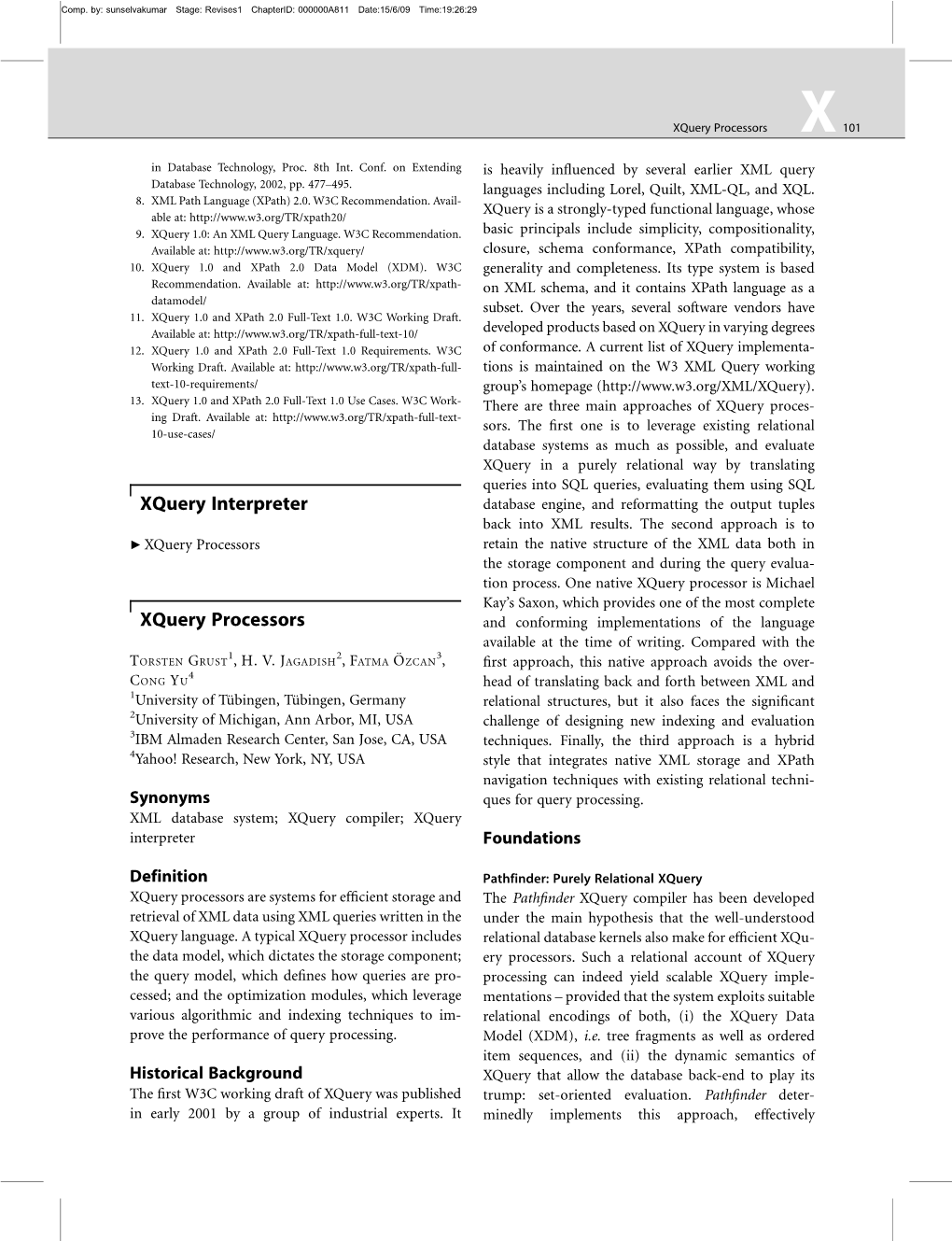 Xquery Interpreter Xquery Processors