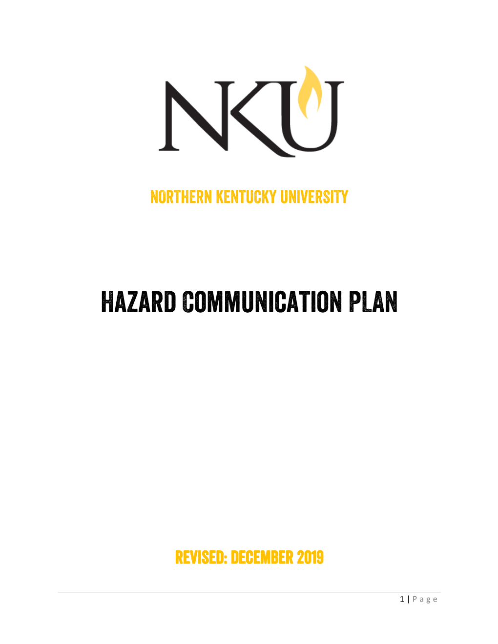 Hazard Communication PLAN