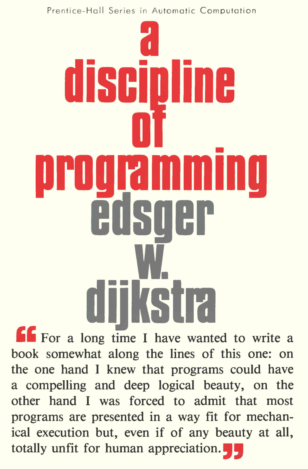 Discipline of Programming.Pdf