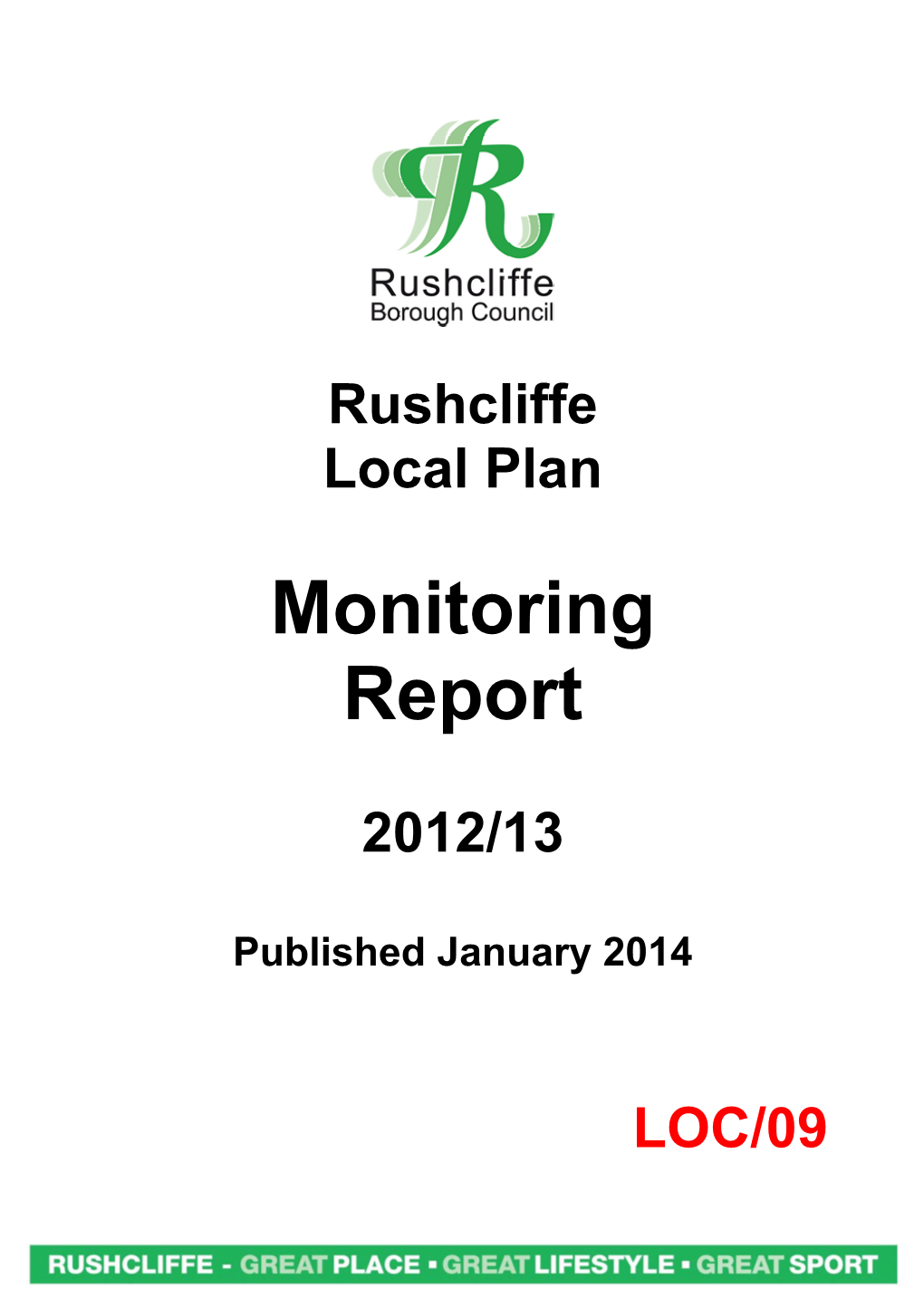 Local Plan Monitoring Report 12-13