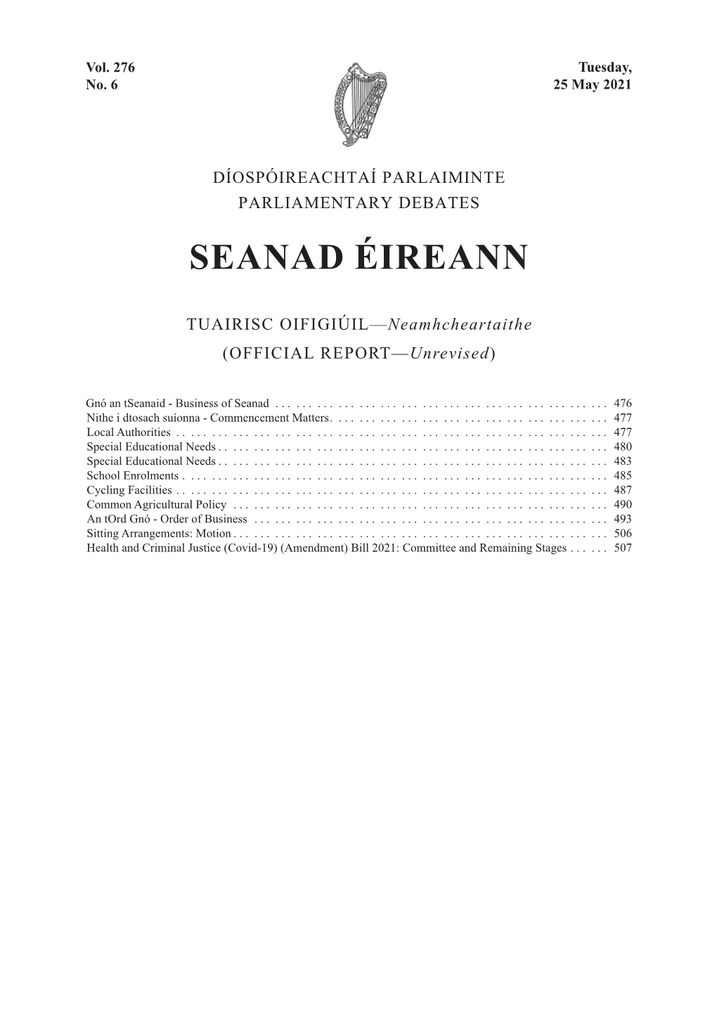 Seanad Éireann