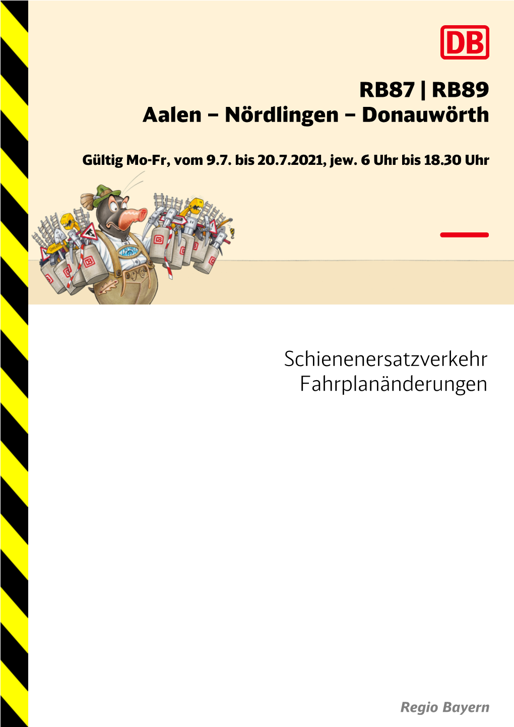 RB89 Aalen – Nördlingen – Donauwörth