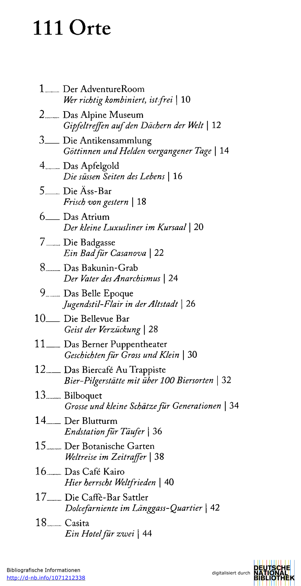 111 Orte 1 Der Adventureroom Wer Richtig Kombiniert, Istfrei | 10 2 Das