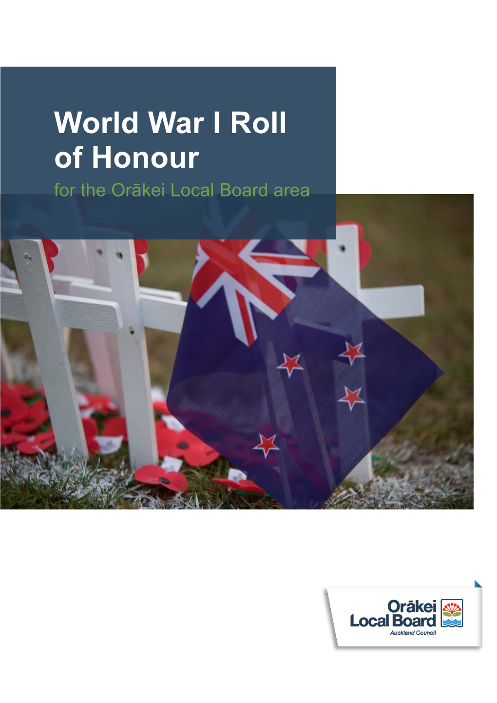 World War I Roll of Honour for the Orākei Local Board Area