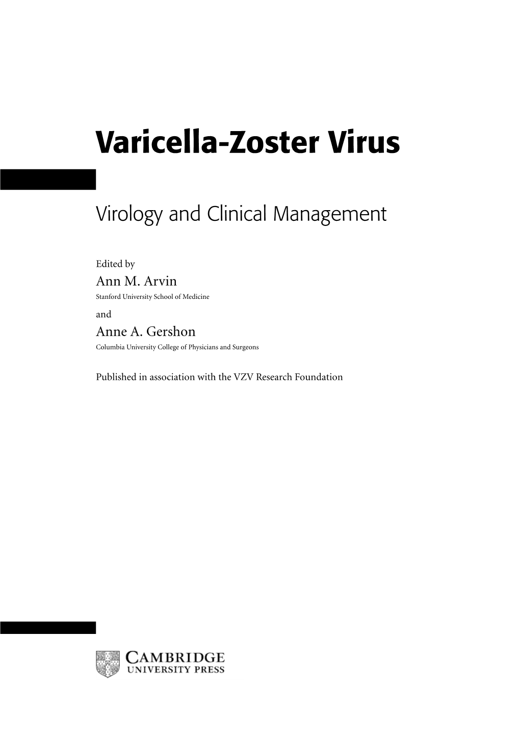 Varicella-Zoster Virus