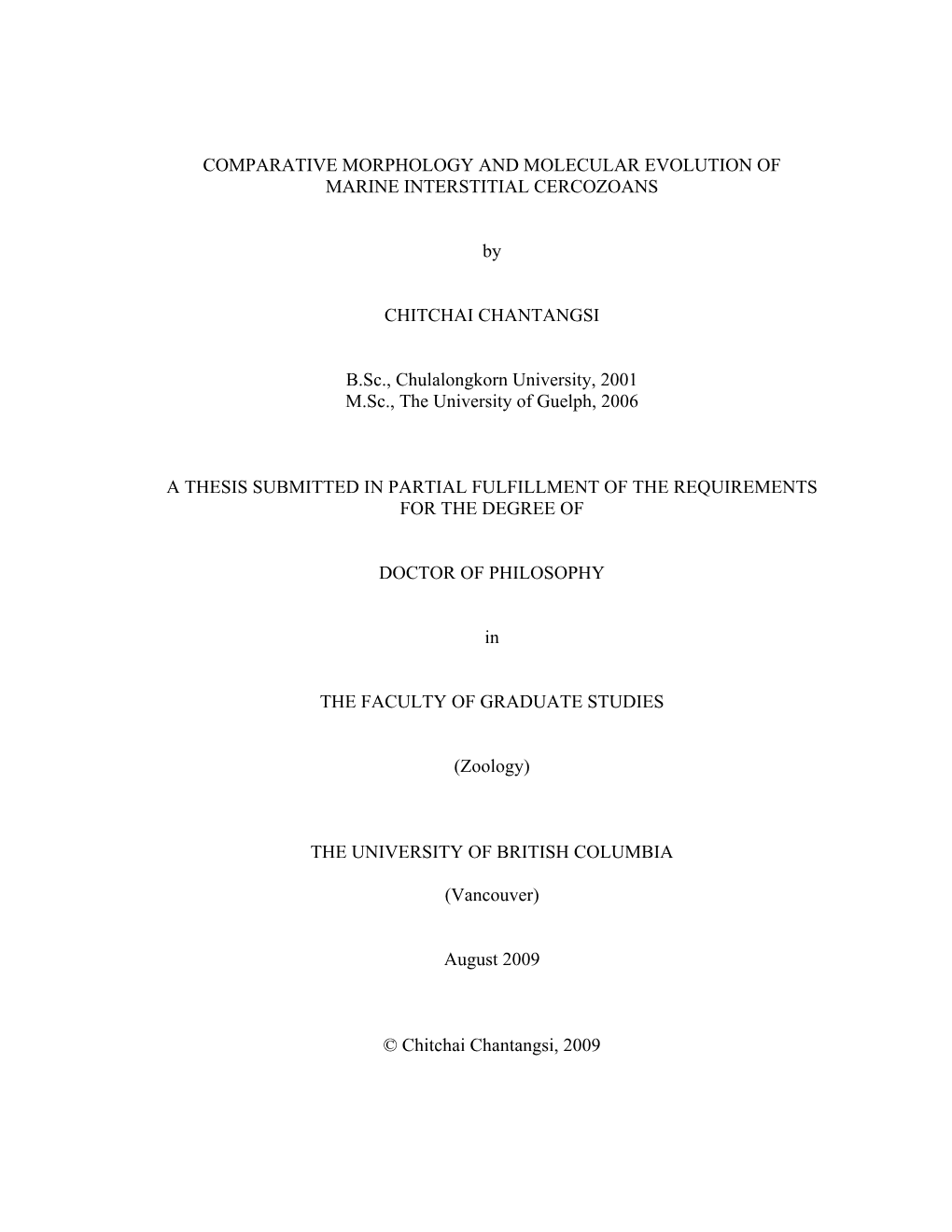 Comparative Morphology and Molecular Evolution of Marine Interstitial Cercozoans