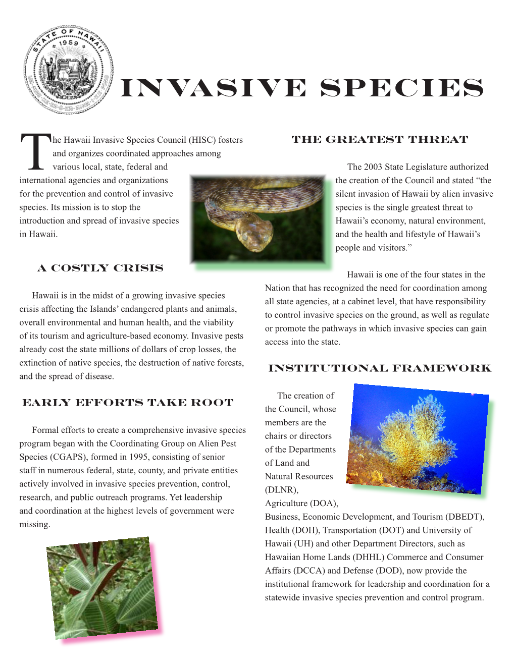 Invasive Species