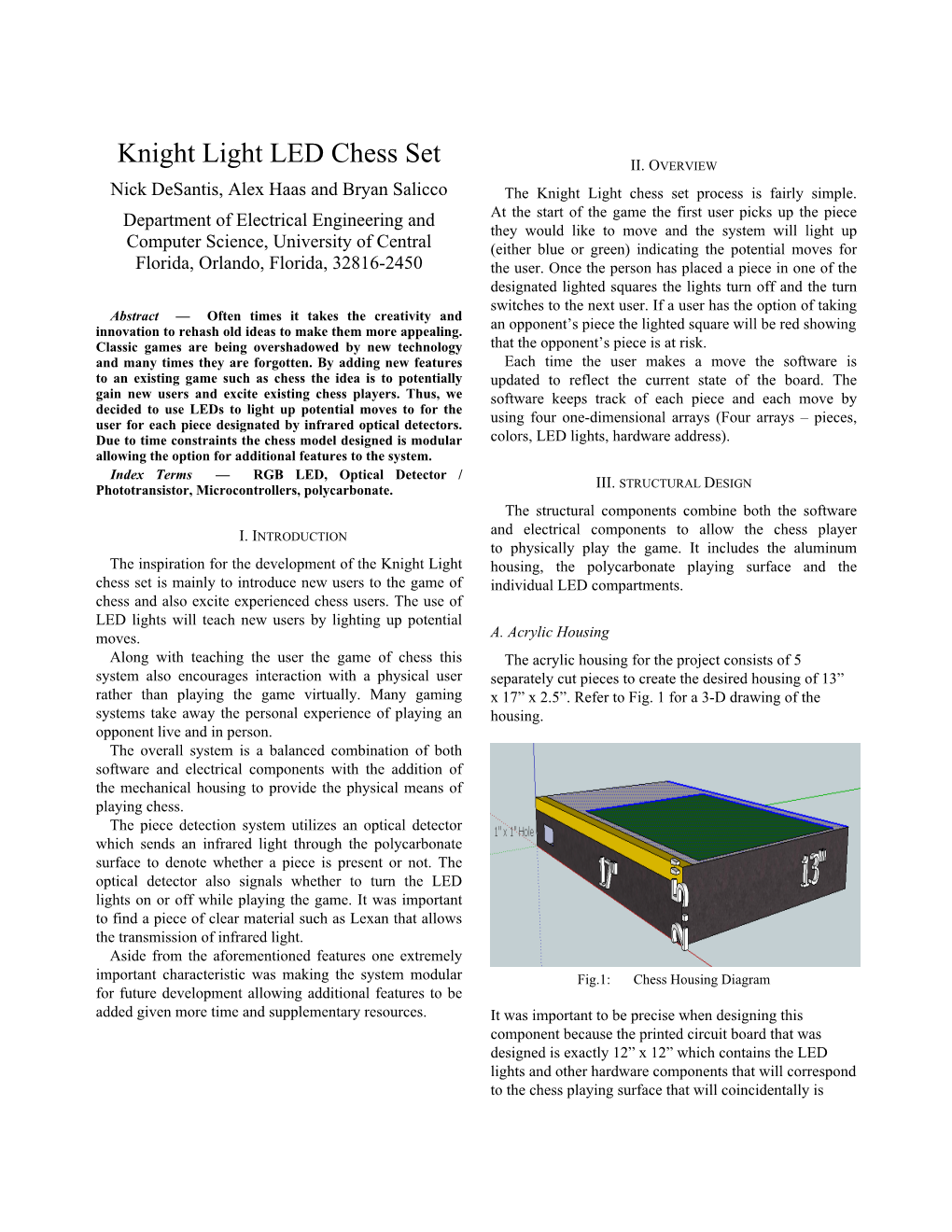 Knight Light LED Chess Set II