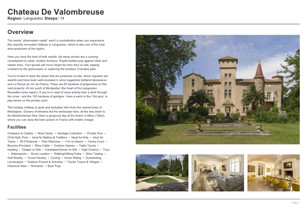 Chateau De Valjoyeuse