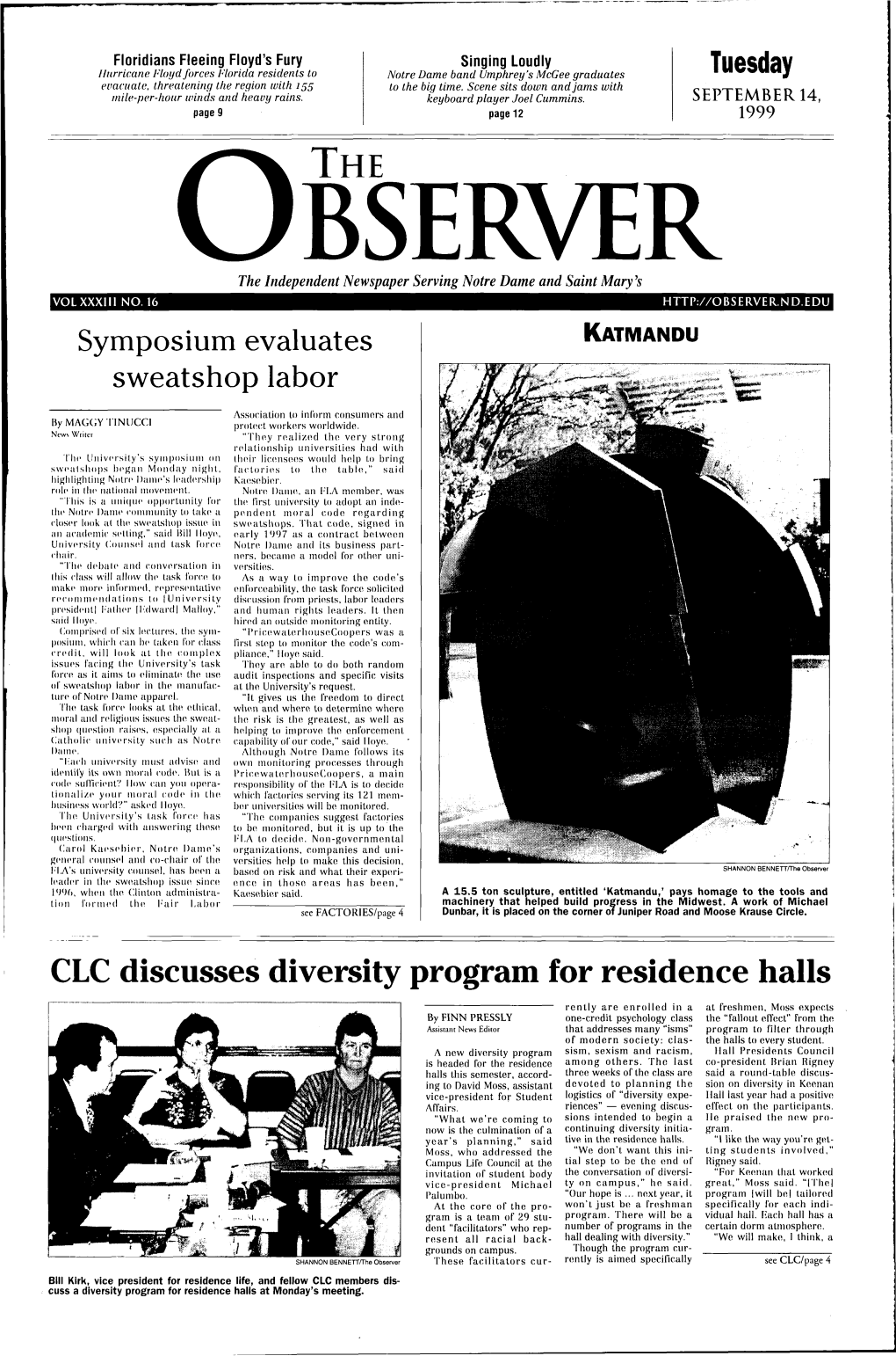 CLC Discusses Diversity Program for Residence Halls