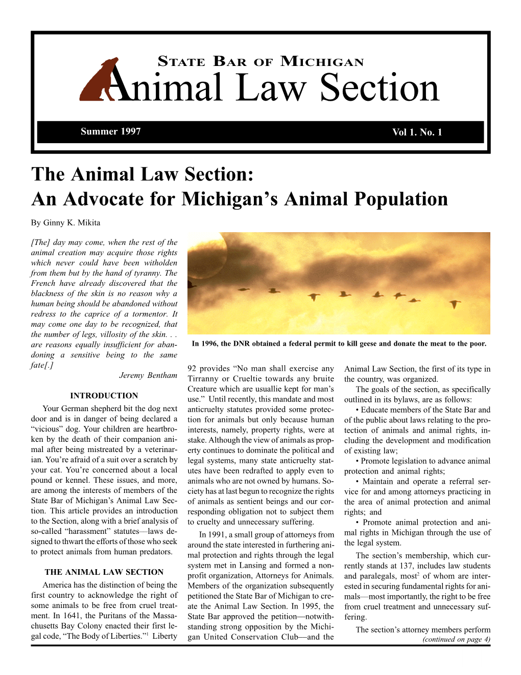 Animal Law Section