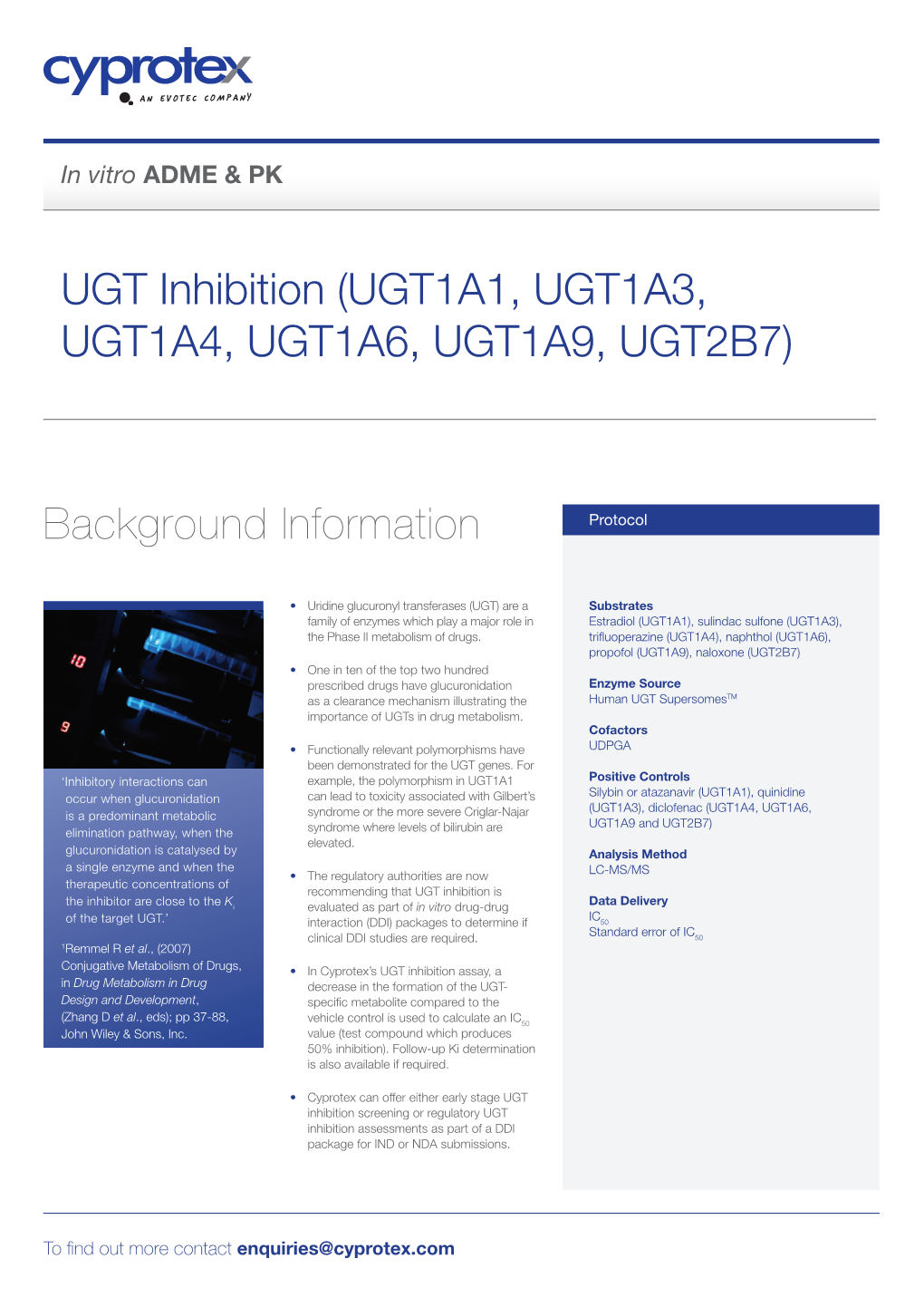 UGT Inhibition (UGT1A1, UGT1A3, UGT1A4, UGT1A6, UGT1A9, UGT2B7)