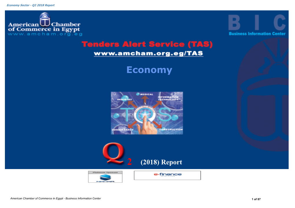 Economy Sector - Q2 2018 Report