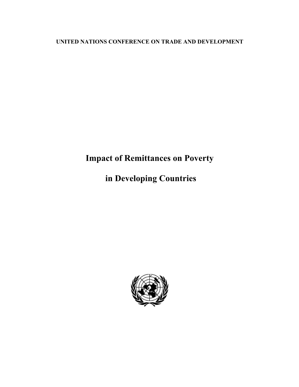 Impact of Remittances on Poverty in Developing Countries: Empirical Analysis