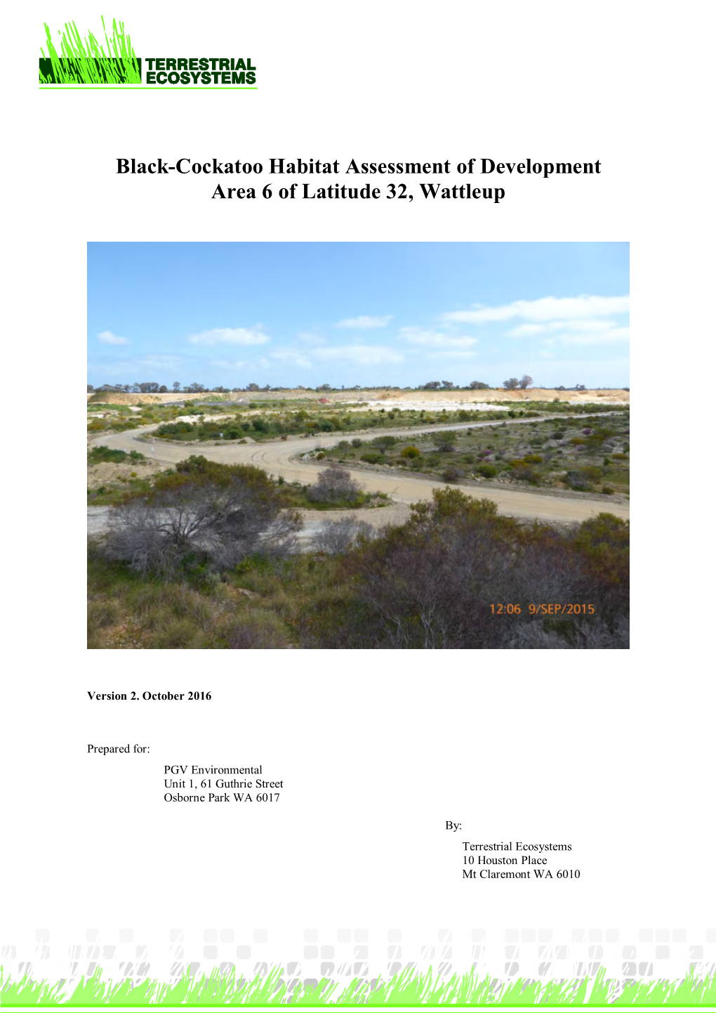 Black-Cockatoo Habitat Assessment of Development Area 6 of Latitude 32, Wattleup