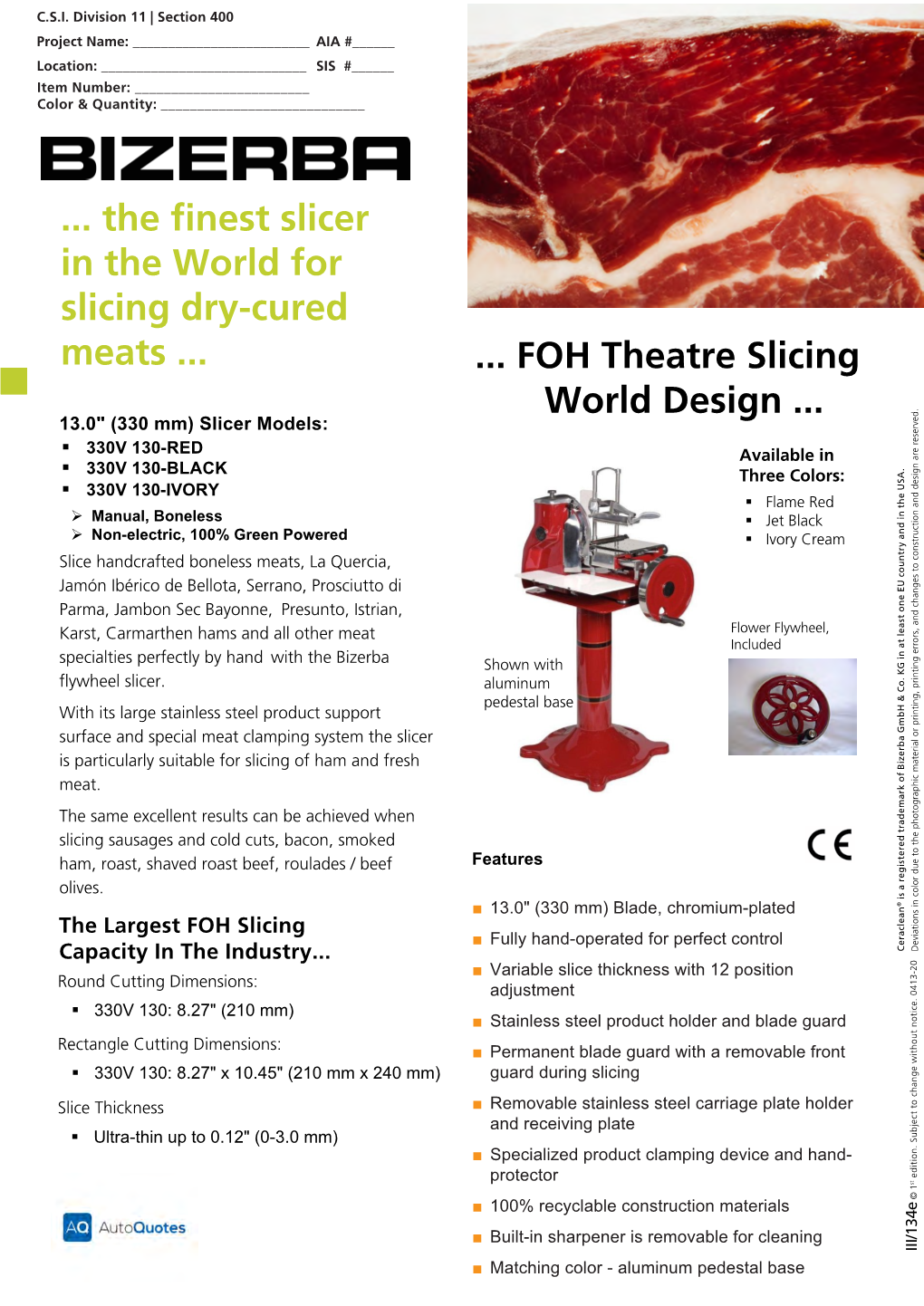 FOH Theatre Slicing World Design ...The Finest