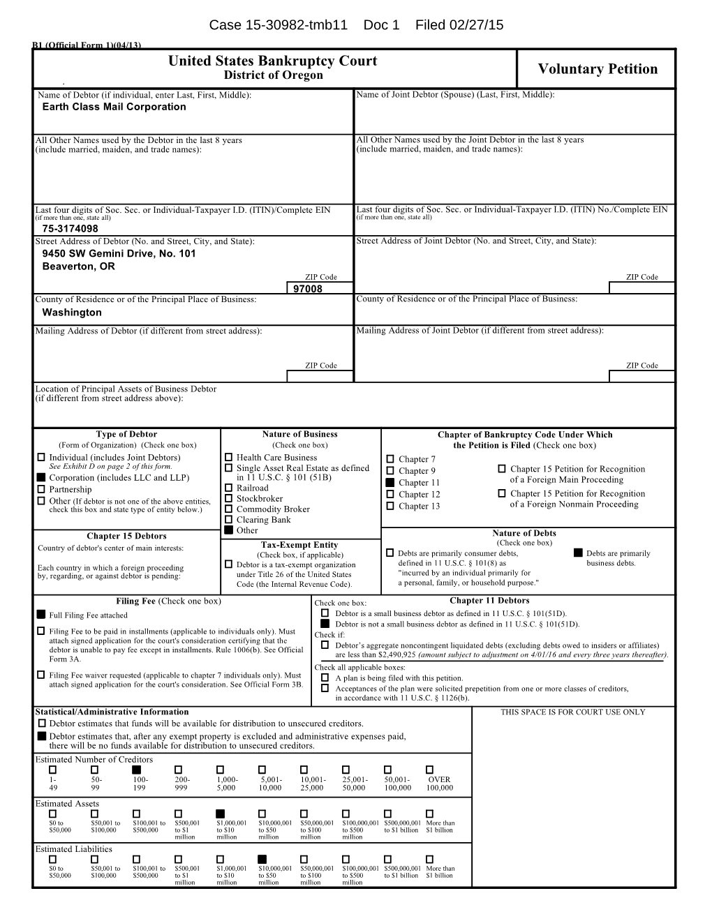 Bankruptcy Forms