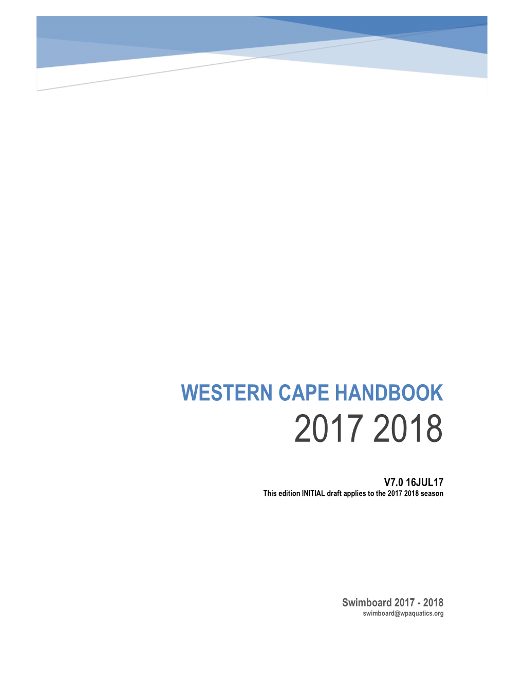 Western Cape Handbook 2017 2018