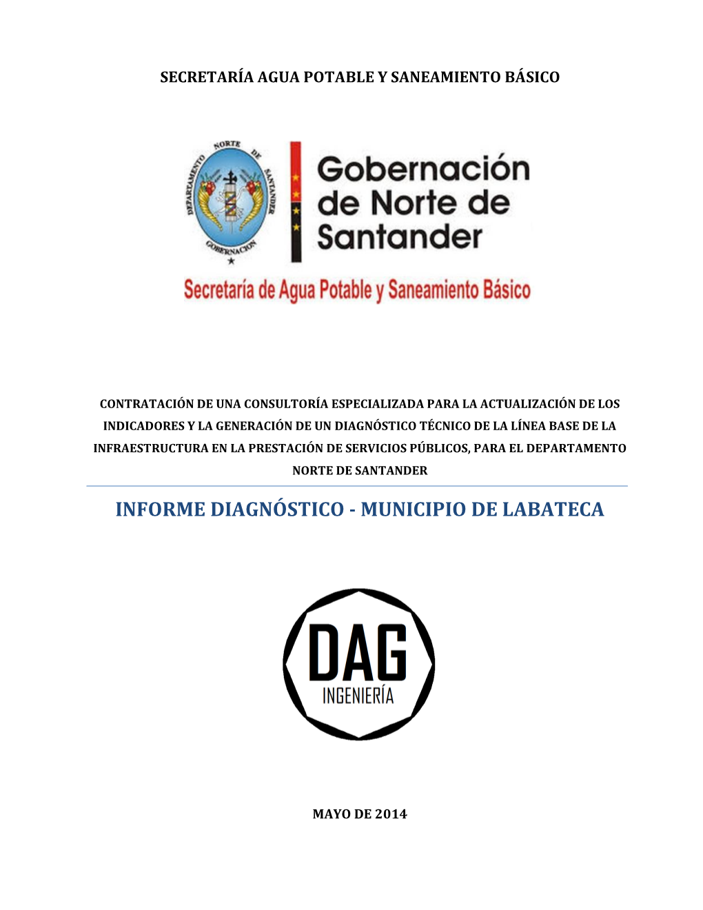 Informe Diagnóstico - Municipio De Labateca