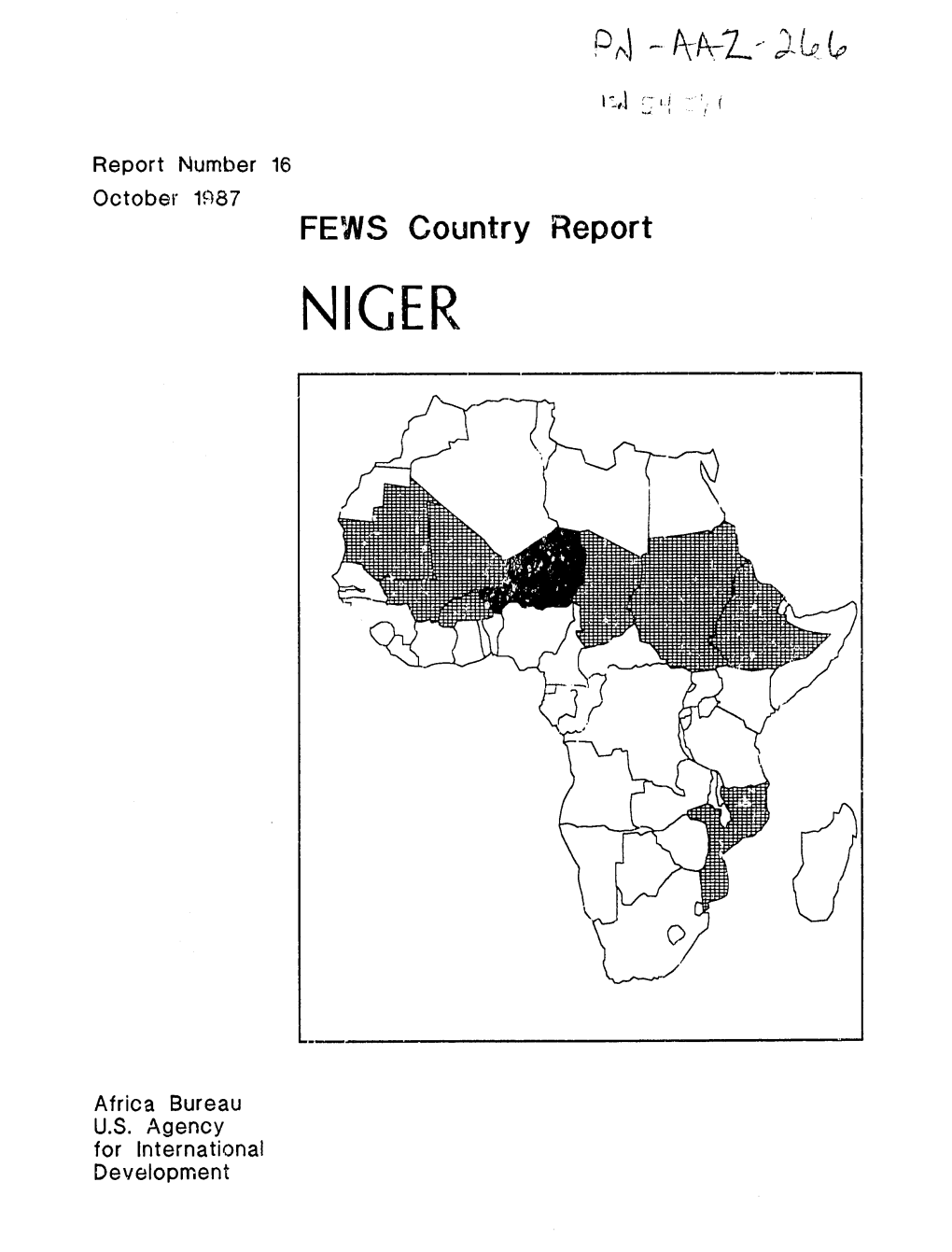 FEWS Country Report NIGER
