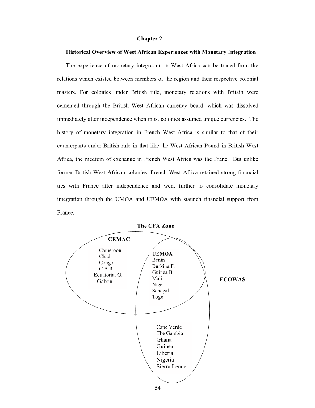 54 Chapter 2 Historical Overview of West African Experiences With