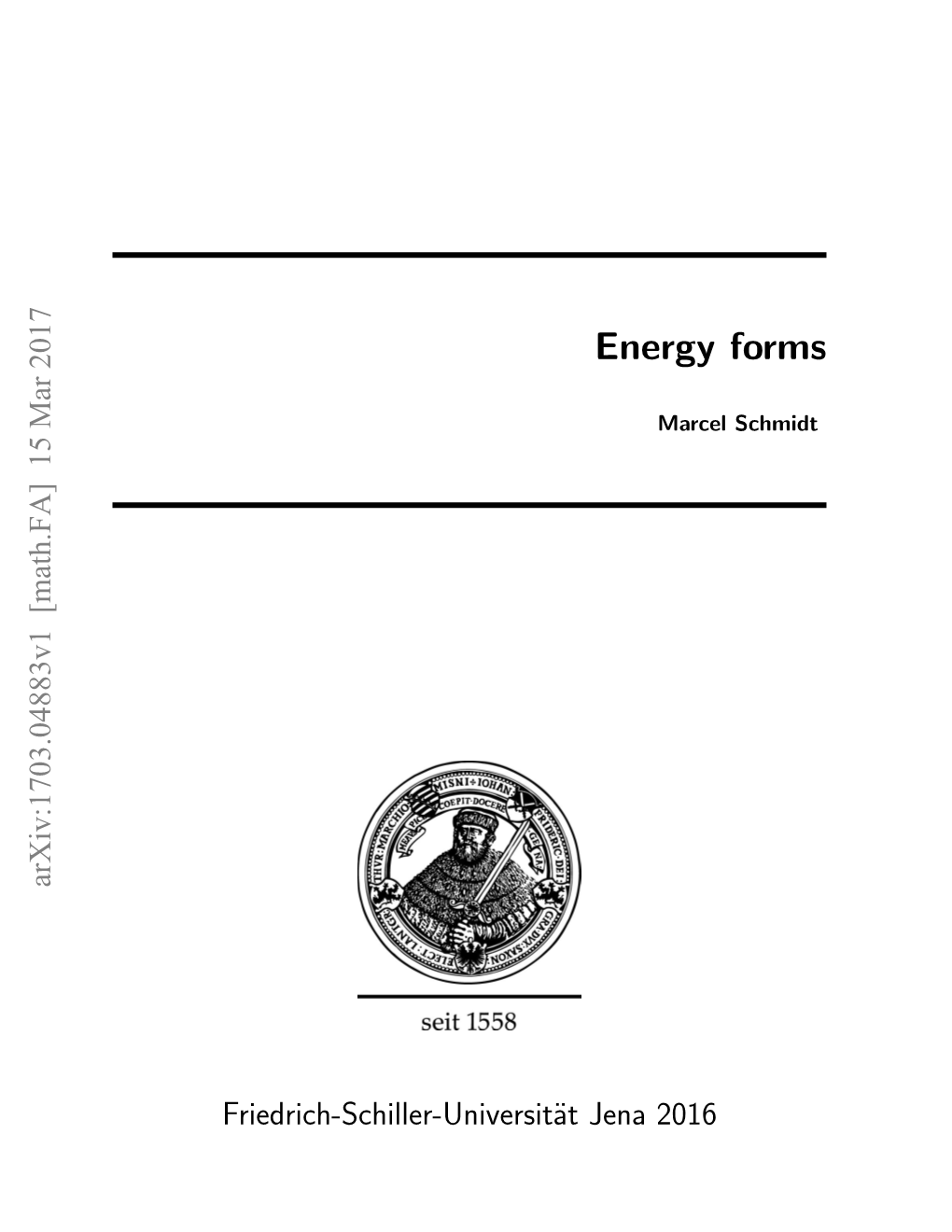 Energy Forms