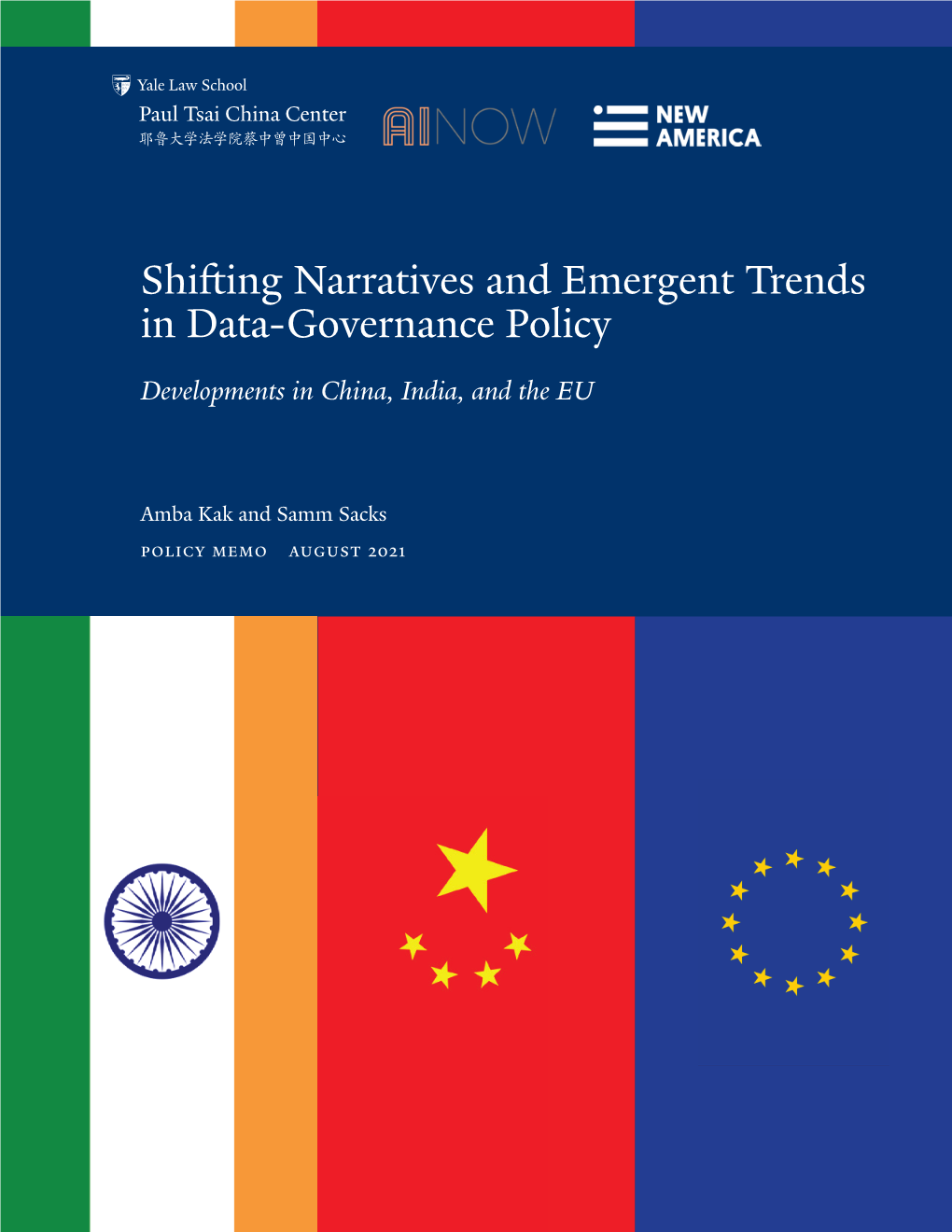 Shifting Narratives and Emergent Trends in Data-Governance Policy