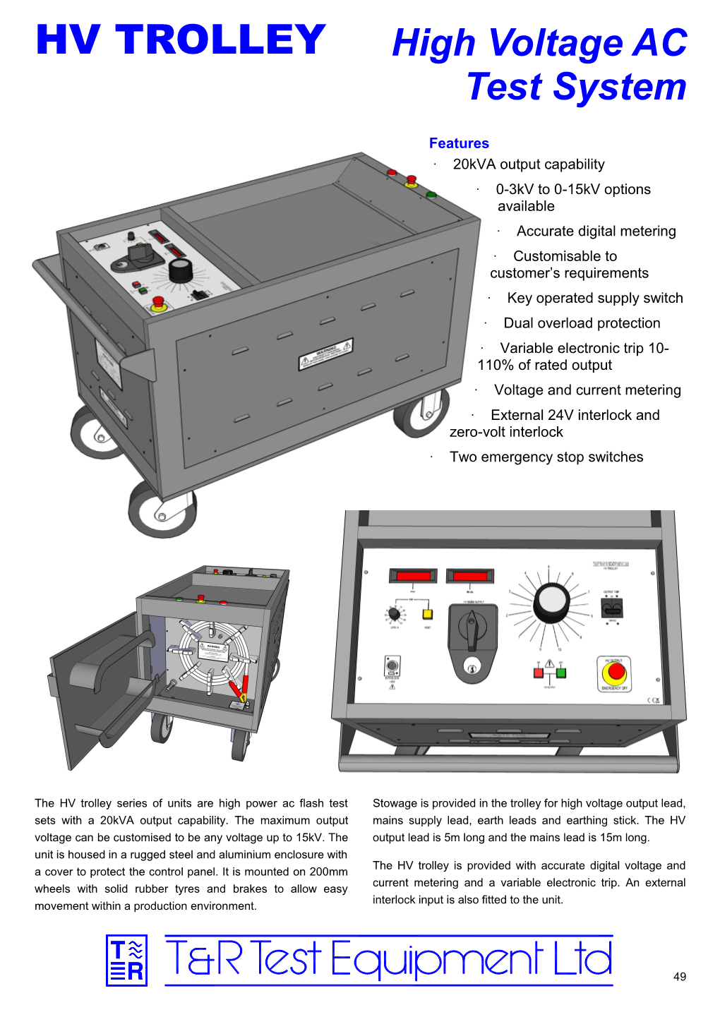 HV Trolley Data Sheet Rev 1.Pub