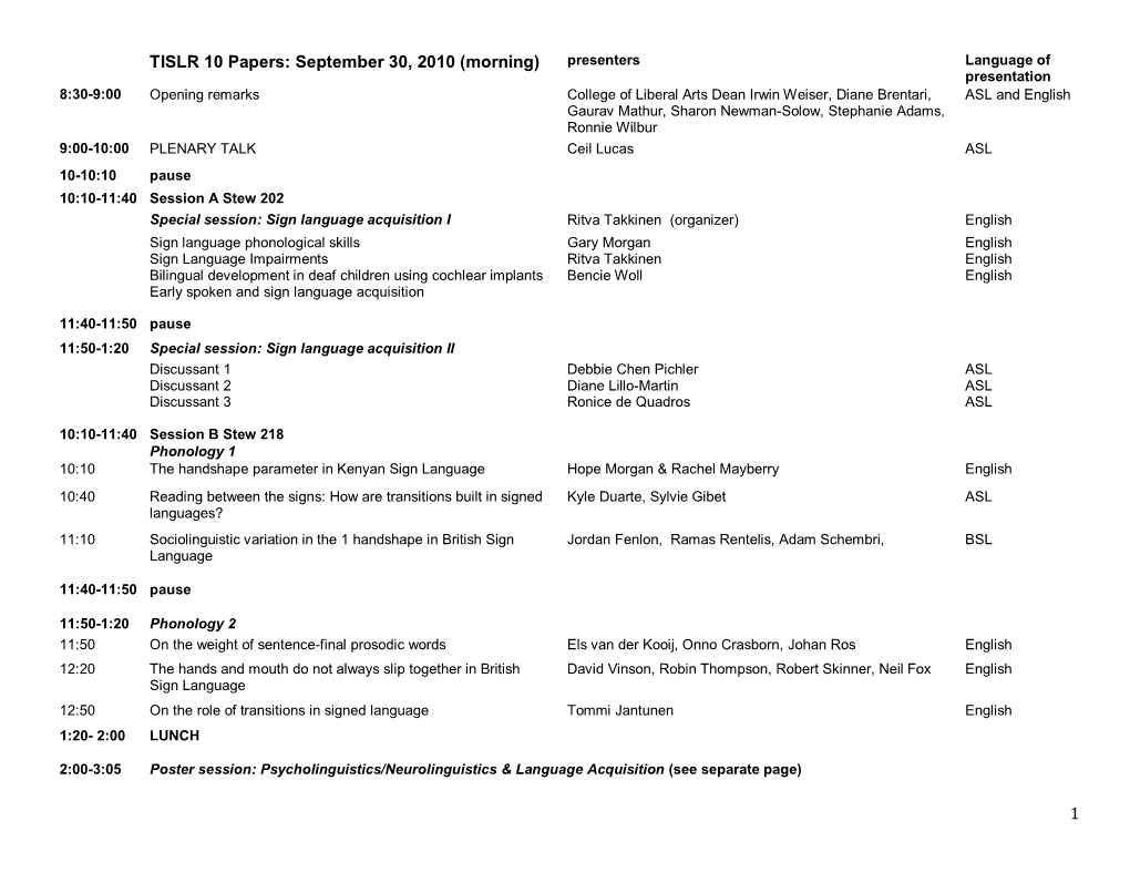 1 TISLR 10 Papers