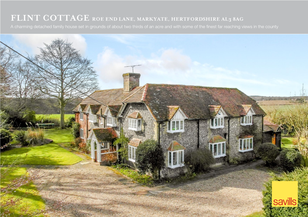 Flint Cottage Roe End Lane, Markyate, Hertfordshire Al3