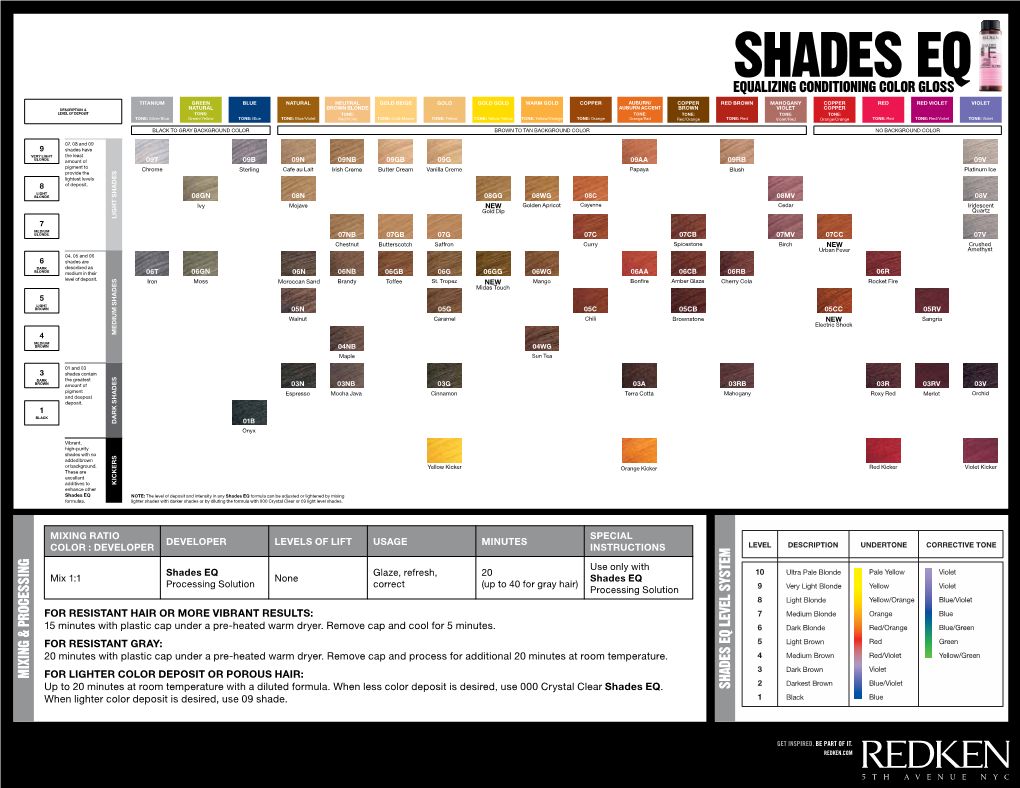 Shades Eq Equalizing Conditioning Color Gloss