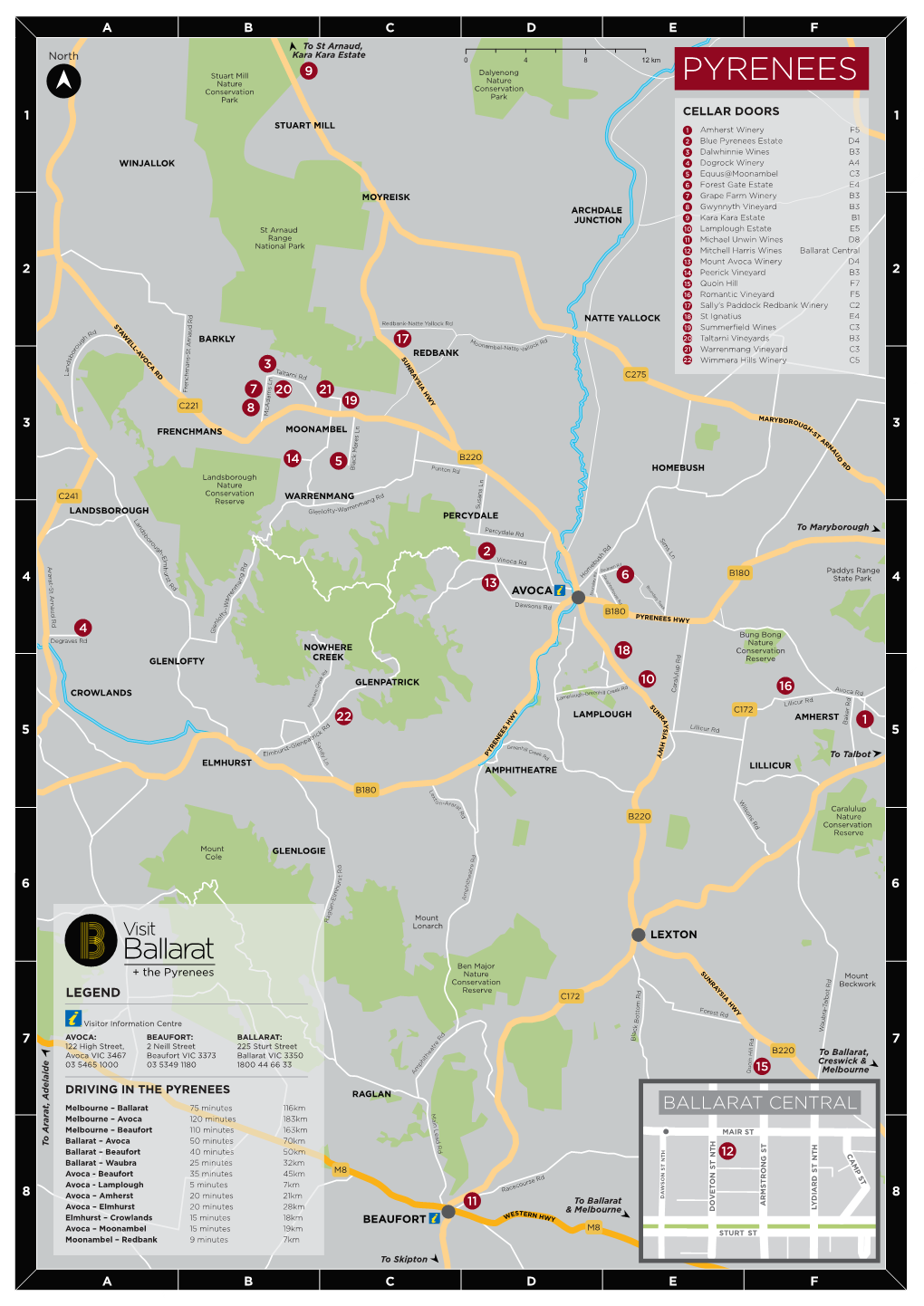 PYRENEES Nature Conservation Conservation Park Park CELLAR DOORS