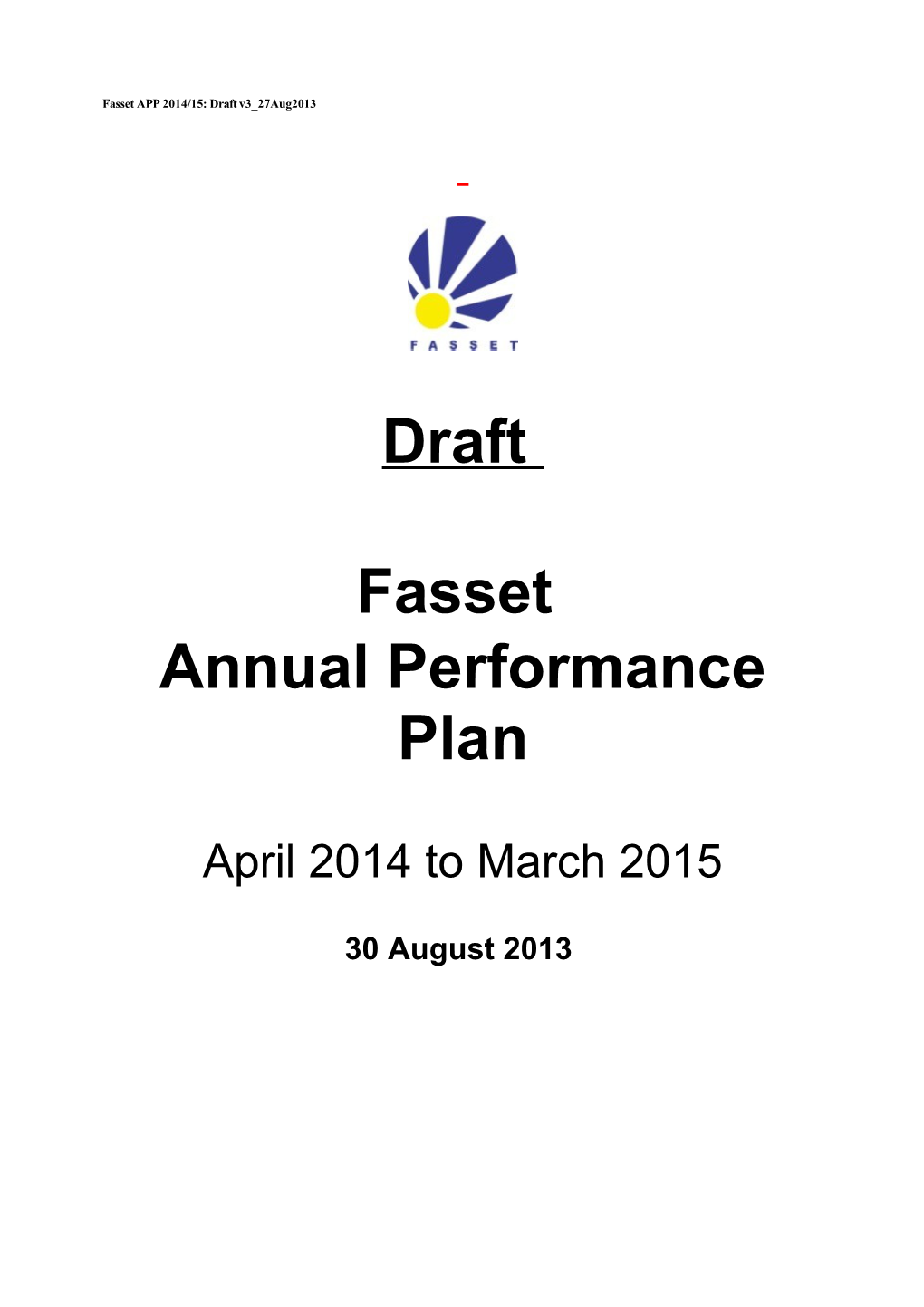 Annual Performance Plan