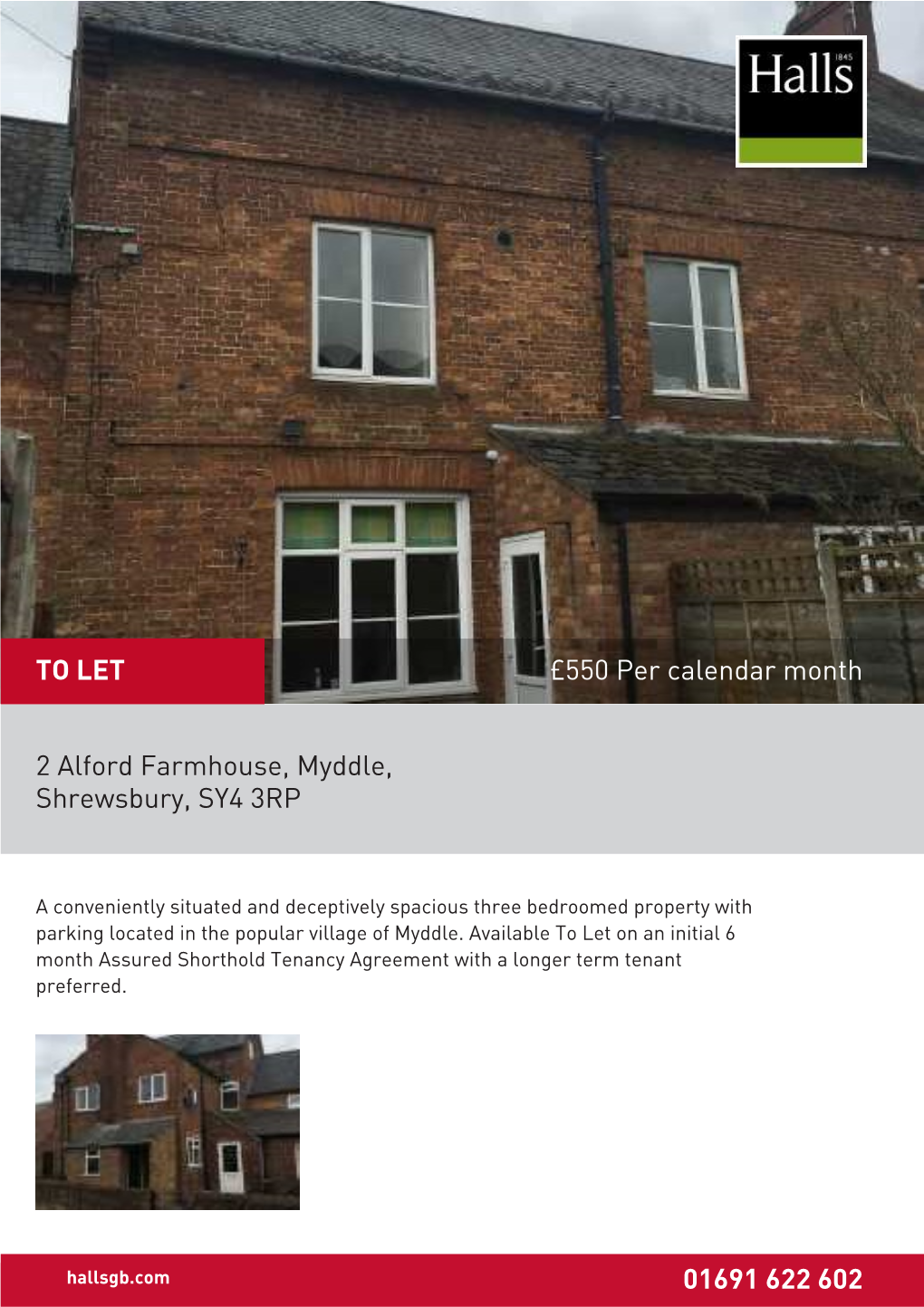 2 Alford Farmhouse, Myddle, Shrewsbury, SY4 3RP