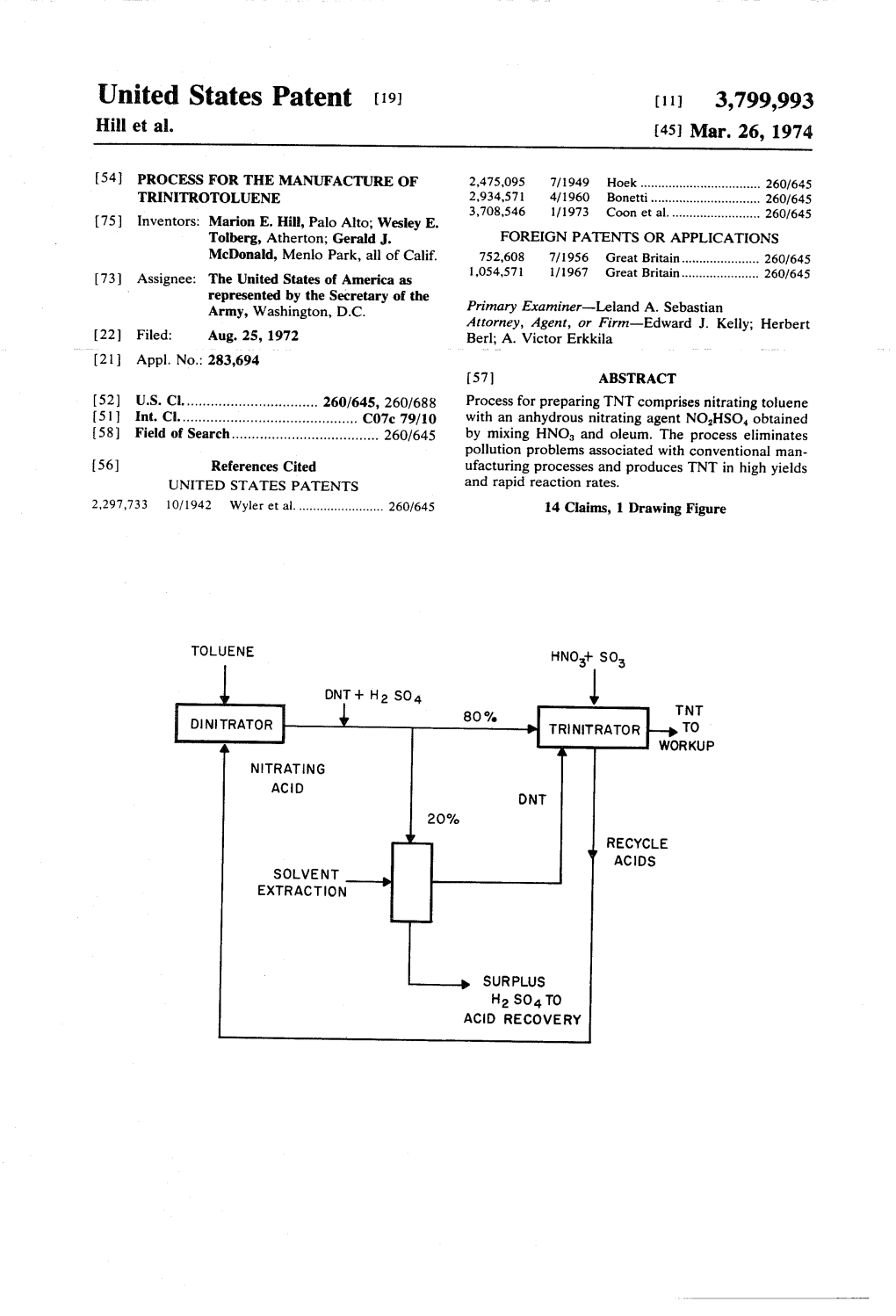 United States Patent [191 [111 3,799,993 Hill Et Al