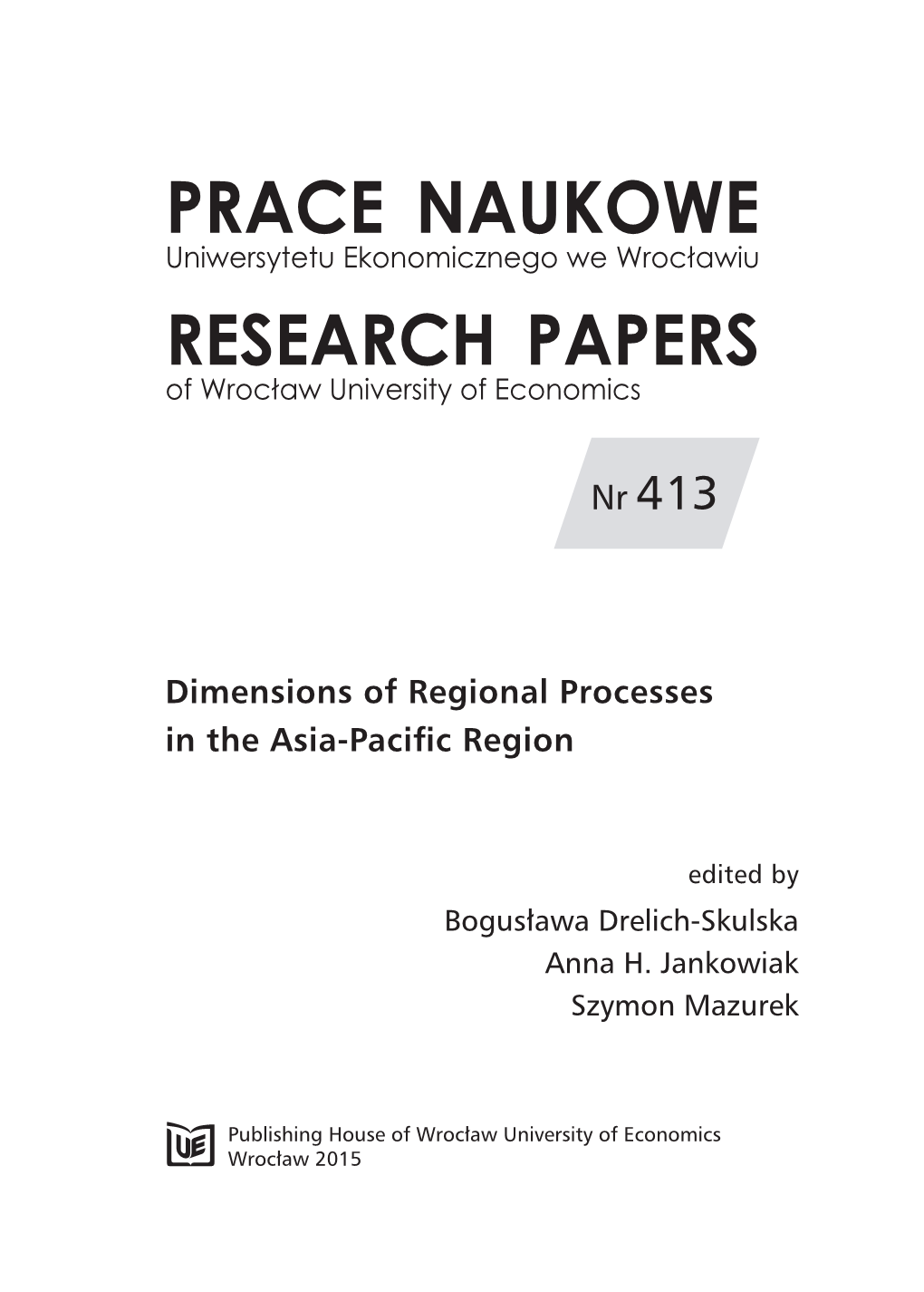 Financial Dimension in Asian Cooperation / Finansowy Wymiar Współpracy Azjatyckiej