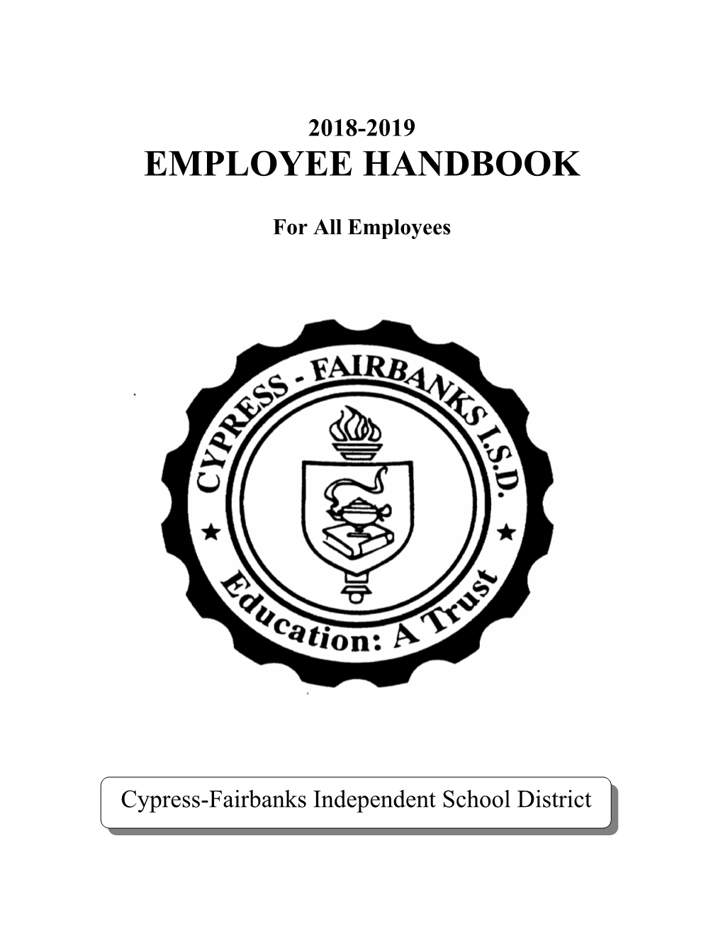 2018-2019 Employee Handbook