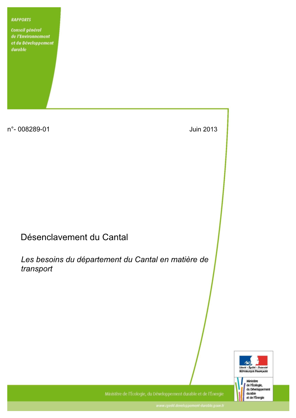 Désenclavement Du Cantal