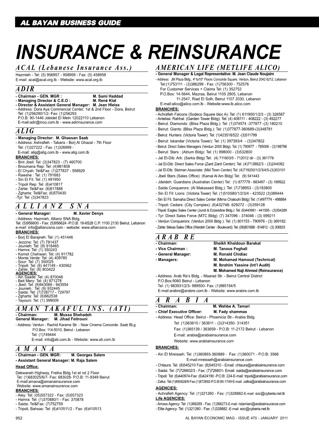 Insurance & Reinsurance