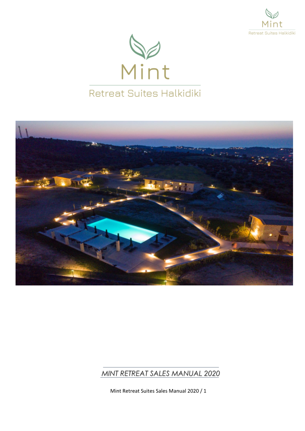 Mint Retreat Sales Manual 2020