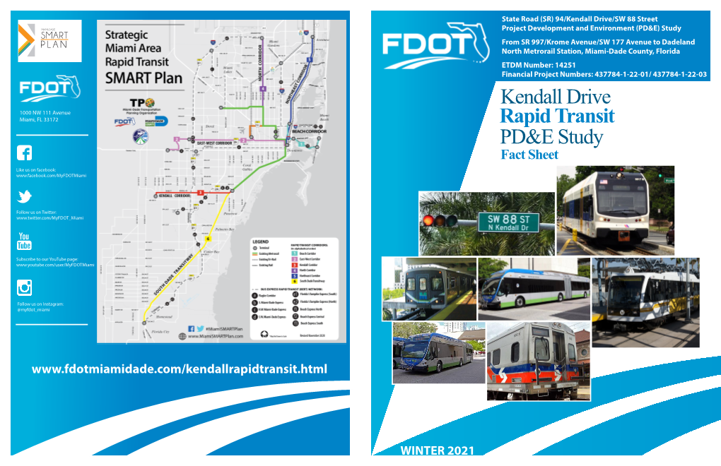 Kendall Drive PD&E Study Rapid Transit