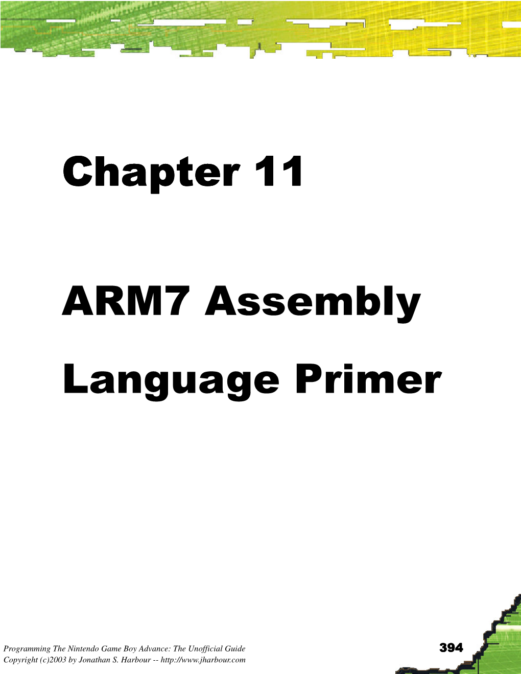 Chapter 11 ARM 7 Assem Bly Language Prim Er