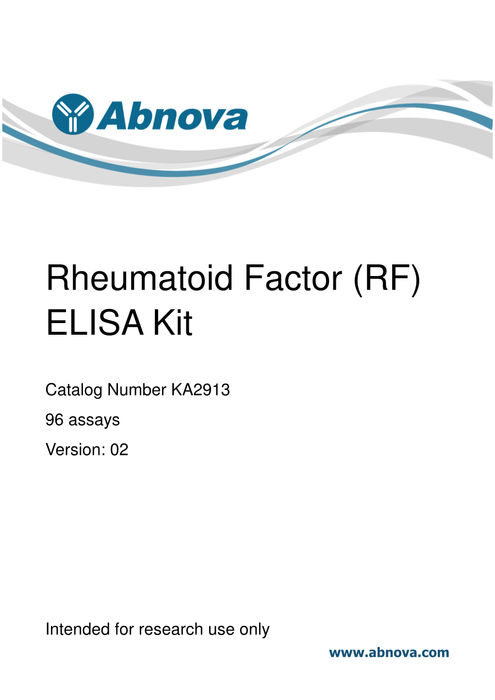 Rheumatoid Factor (RF) ELISA Kit