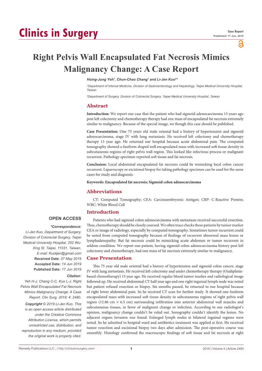 Right Pelvis Wall Encapsulated Fat Necrosis Mimics Malignancy Change: a Case Report