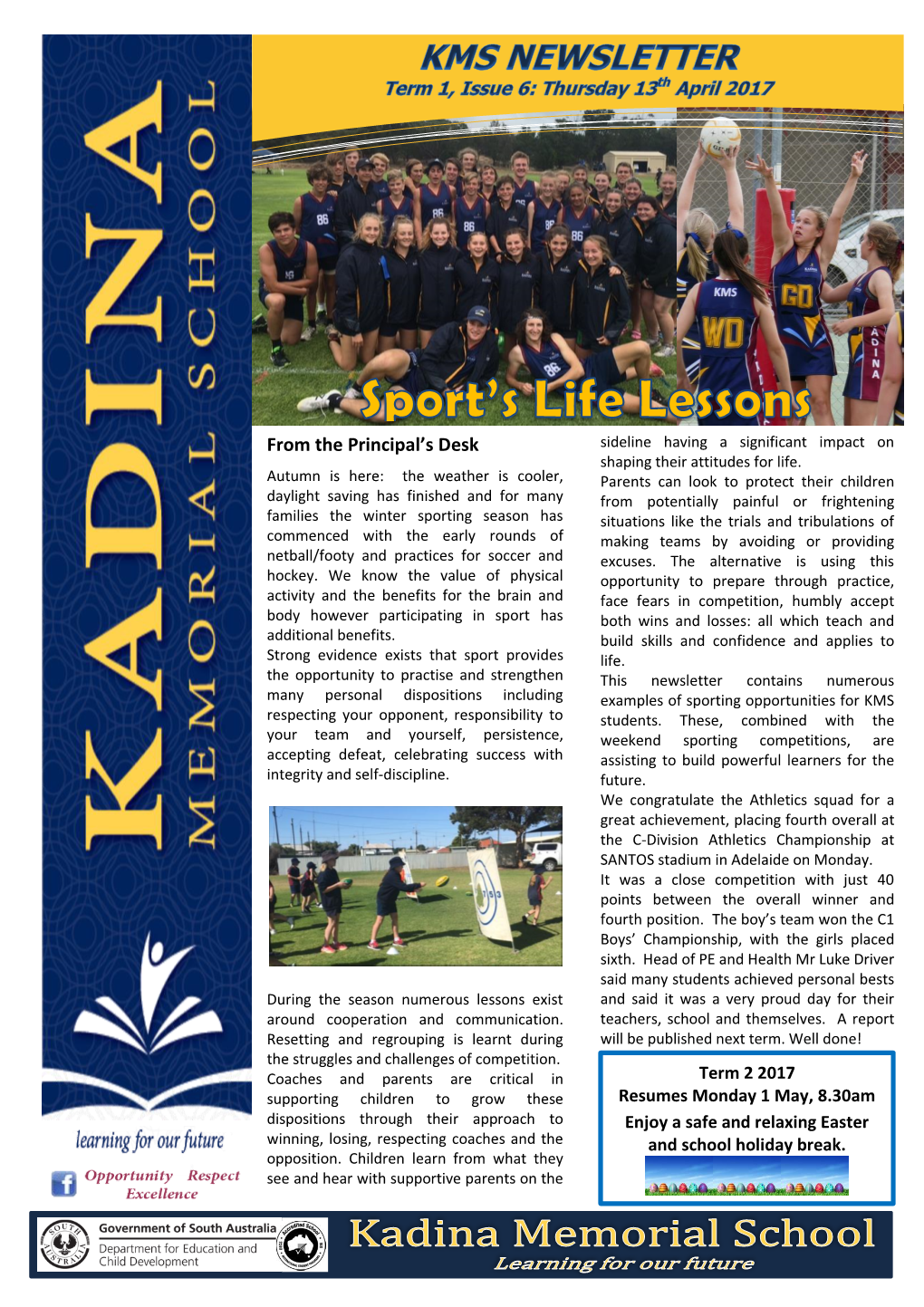 KMS Newsletter Term 1 Week 11