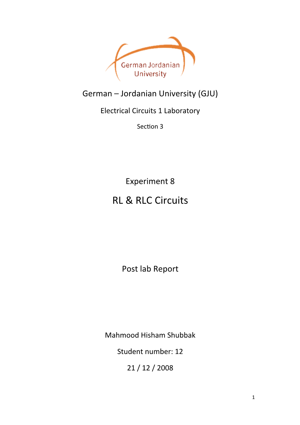 RL & RLC Circuits