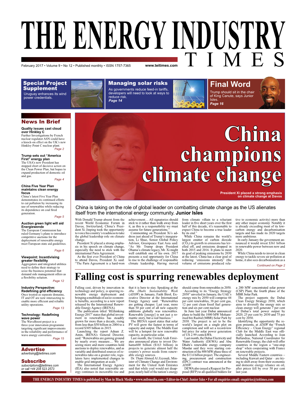 China Champions Climate Change