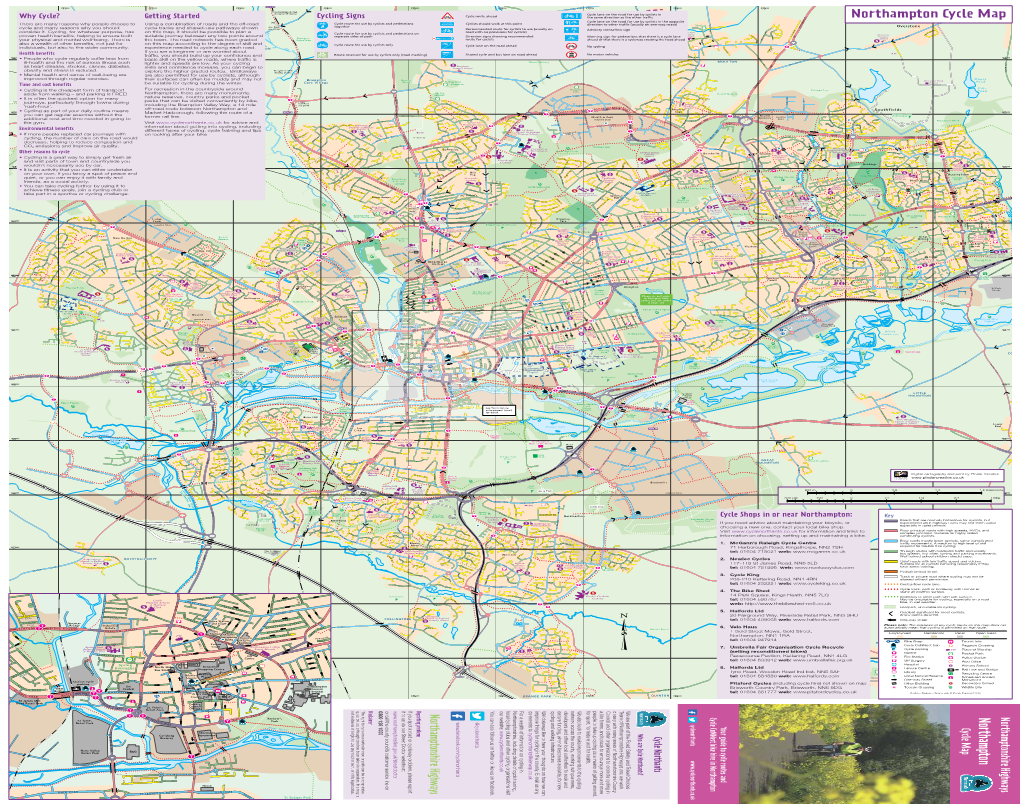 Northampton Cycle Map Brampton Hill O R