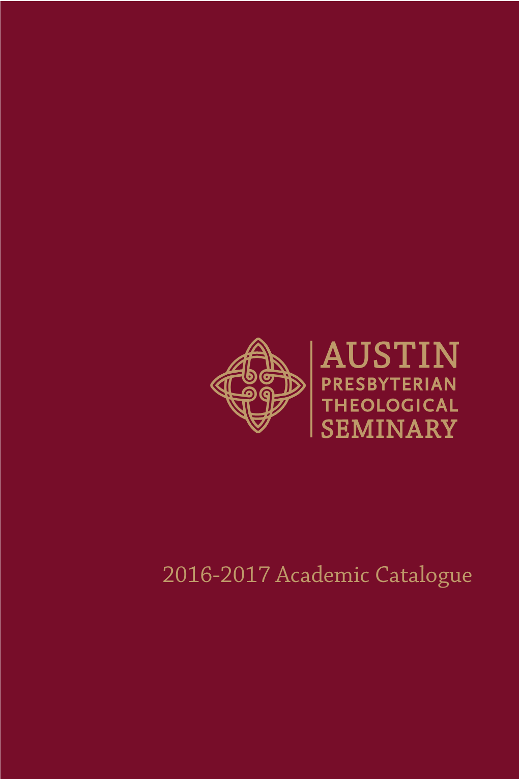 2016-2017 Academic Catalogue