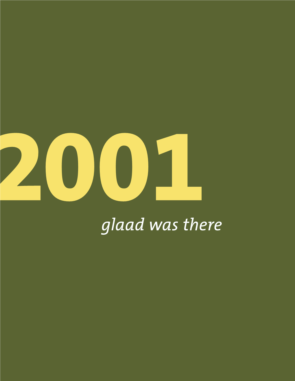 Glaad 2001 Accomplishments.Qx4